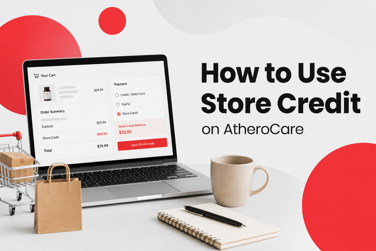 How To Use Store Credit On AtheroCare.