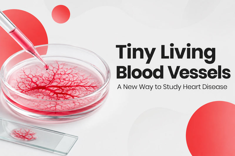 Scientists Create Tiny “Living Blood Vessels” to Better Study Heart Disease